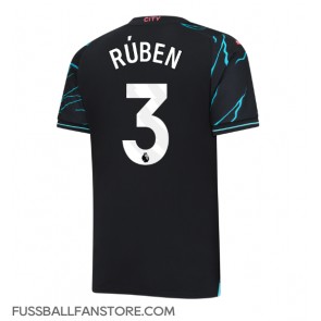 Manchester City Ruben Dias #3 Replik 3rd trikot 2023-24 Kurzarm